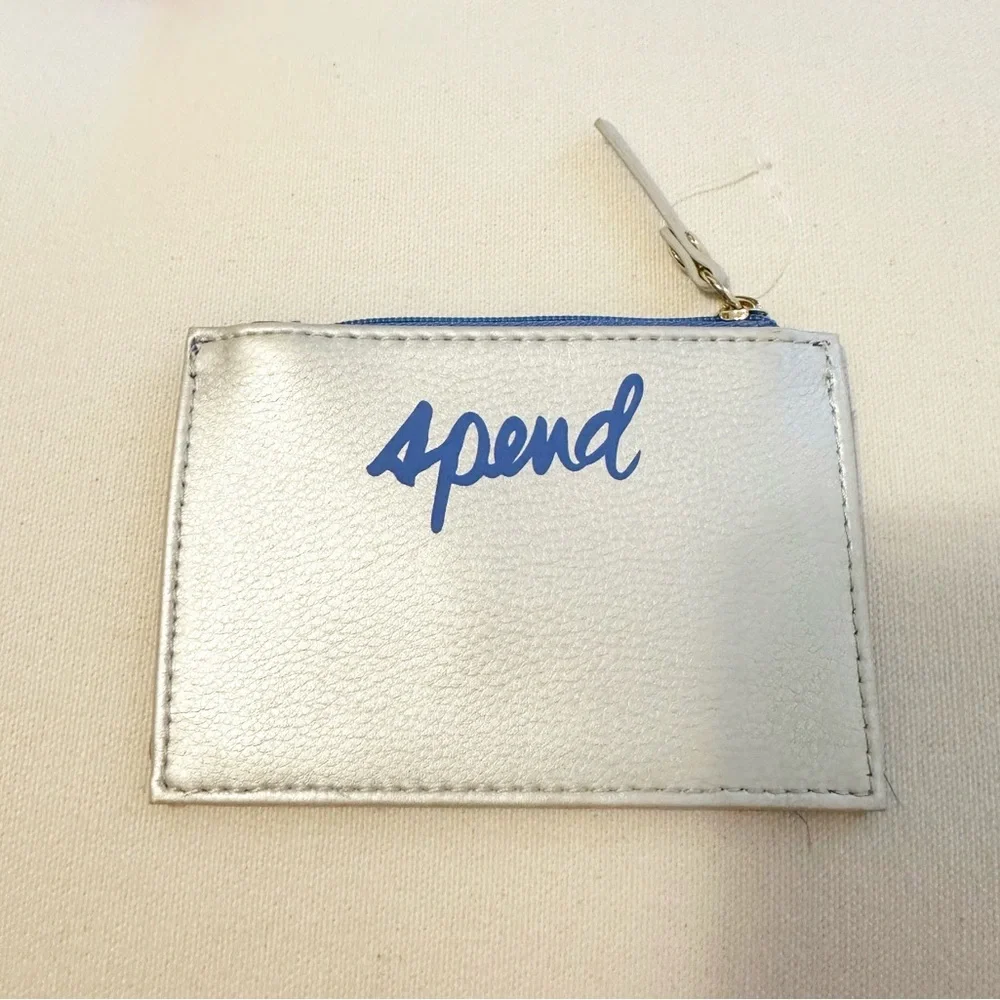 American Eagle Aerie Womens Save/Spend Coin Card Case Wallet